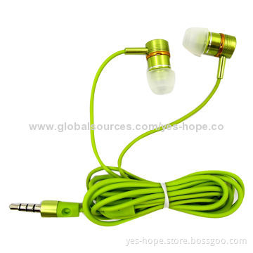 Metal Earphones with Nice Design for Mobile Phones